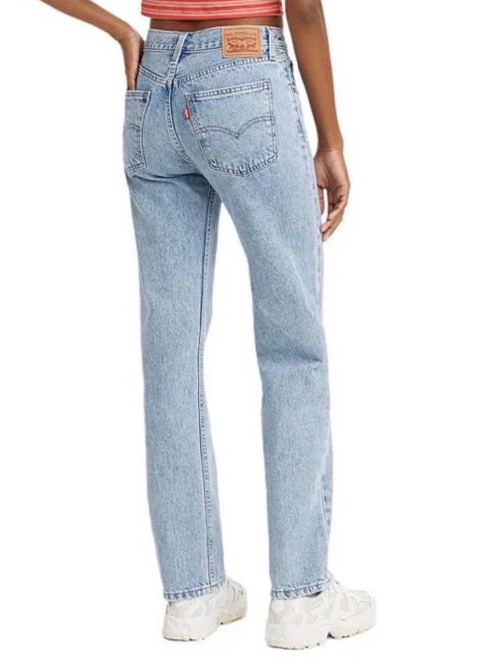 LEVIS LOW PRO STRAIGHT LEG RELAXED FIT JEANS SIZ 29" X 30" -LIGHT BLUE- NWT - Picture 2 of 7